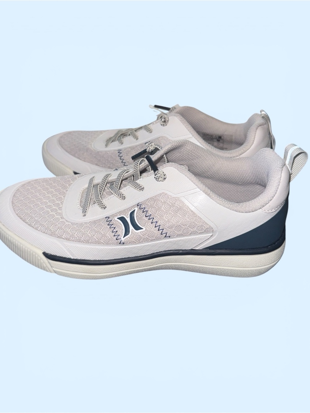NWT Hurley Men’s Light Gray Breathable Casual Sneakers SZ 8